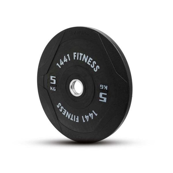 PU Black Rubber Bumper Plates - 5 to 25 KG | Per Piece