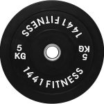 Black Rubber Bumper Plates (5 KG - 25 KG)
