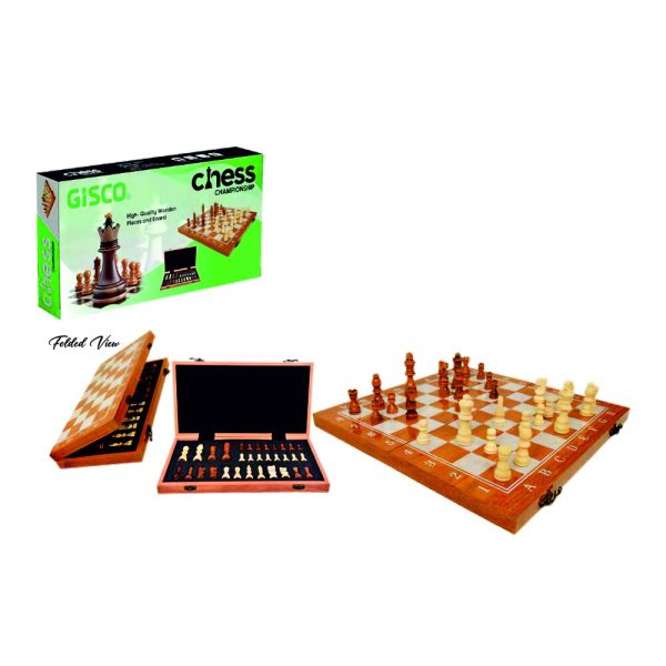 CHESS CHAMPIONSHIP 39CM GLOSSY FINISH 53076