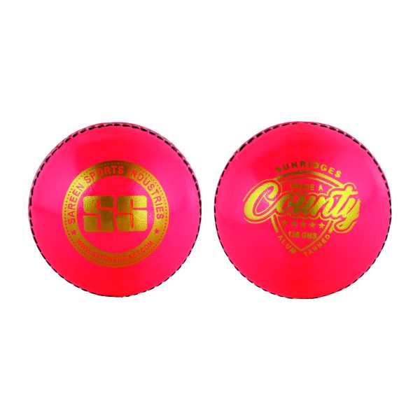 CRICKET BALL SS COUNTY PINK