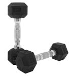Rubber Hex Dumbbells - 2.5 Kg - 50 Kg