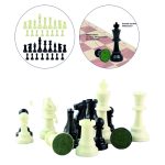 CHESS PIECES UNWEIGHTED KING TALL 95MM PS MATERIAL 34P/SET WG-QZ01