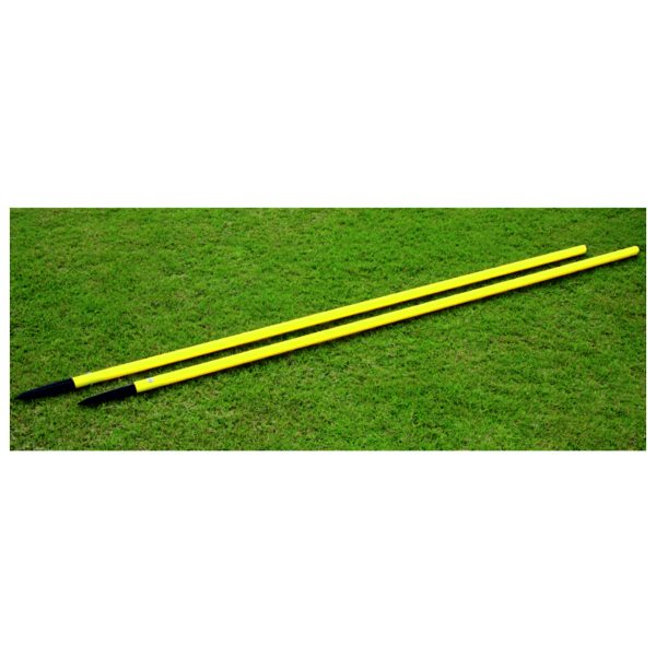 SLALOM POLE WITH SPRING SPIKE ORANGE 160CM - 28MM