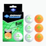 TABLE TENNIS BALL 1-STAR ELITE (3*WHITE+3*ORANGE)