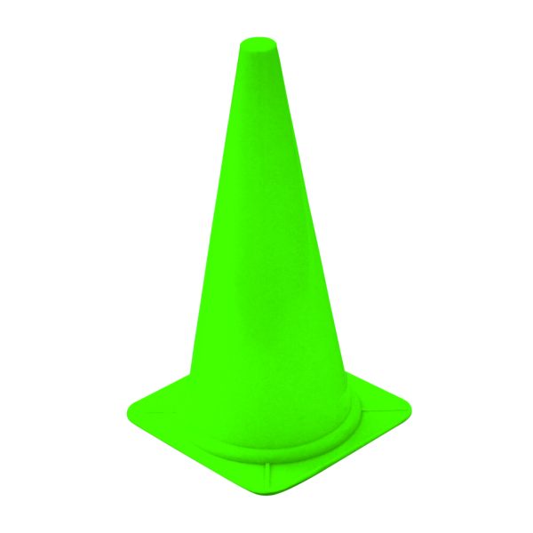 CONE PLASTIC- 15"  GREEN HAT SHAPED WITHOUT HOLES