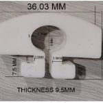 SAS TWIST & LOCK CLIP WHITE SMALL FE253829