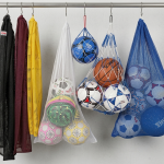 BALL CARRYING  NET MESH MEDIUM 8 TO 10 BALLS BLACK